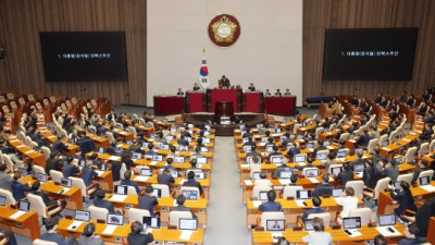 [디지털타임스][속보] 국회, 尹 대통령 탄핵안 가결…찬성 204표·반대 85표